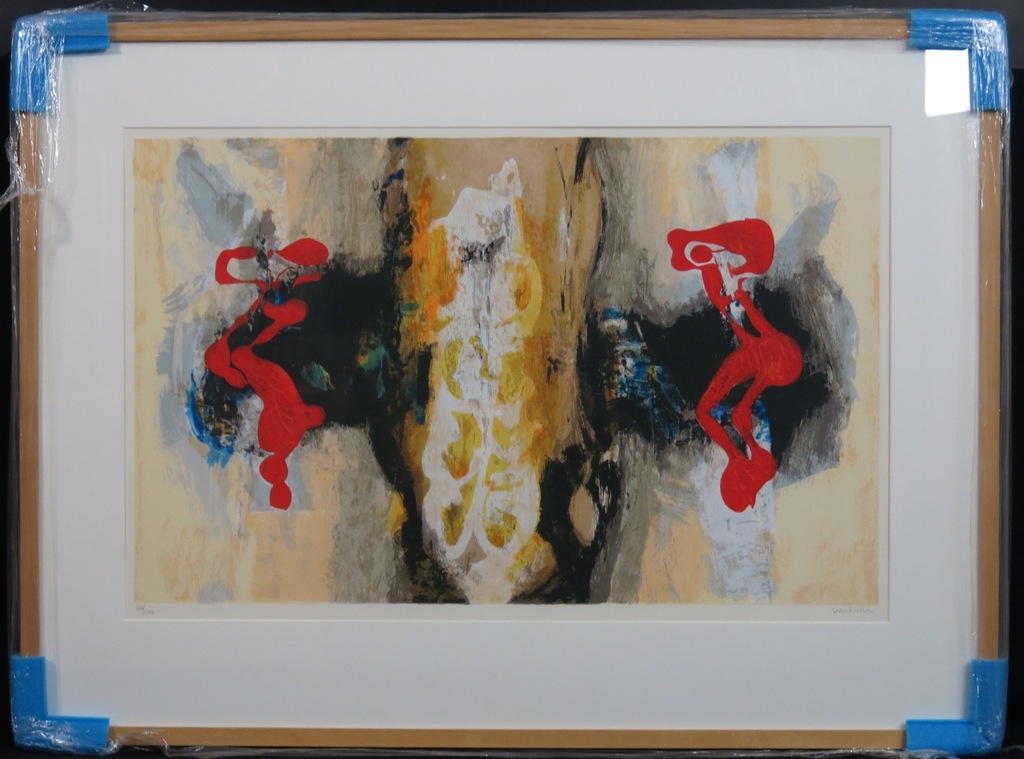 Hans Vanhorck: Zeefdruk, Secret - Ingelijst kopen? Bied vanaf 40!