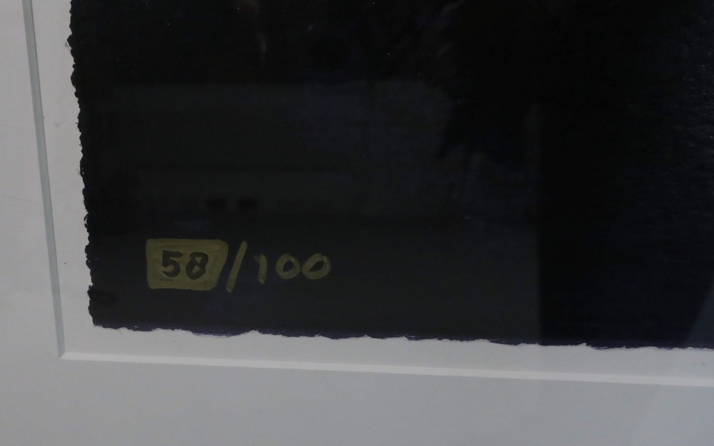 Joyce van Oorschot: Zeefdruk, Je Suis Allergique a Boeuf - Ingelijst (Groot) kopen? Bied vanaf 100!