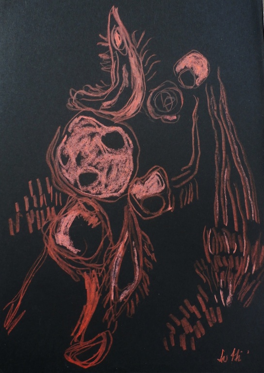 Lotti van der Gaag - Lotti van der Gaag - tekening in catalogus Stedelijk Museum Amsterdam - 1962 kopen? Bied vanaf 1!