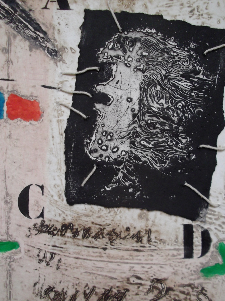  Kleurenlitho uit 1987, handgesigneerd, 56 x 45 cm. Nr. 29/ 75. Zonder titel.  kopen? Bied vanaf 350!
