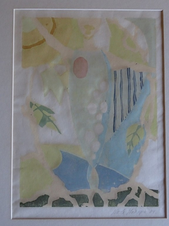 Nicole Montagne (1961), sjabloondruk, onbekend, gesigneerd en ingelijst  kopen? Bied vanaf 35!