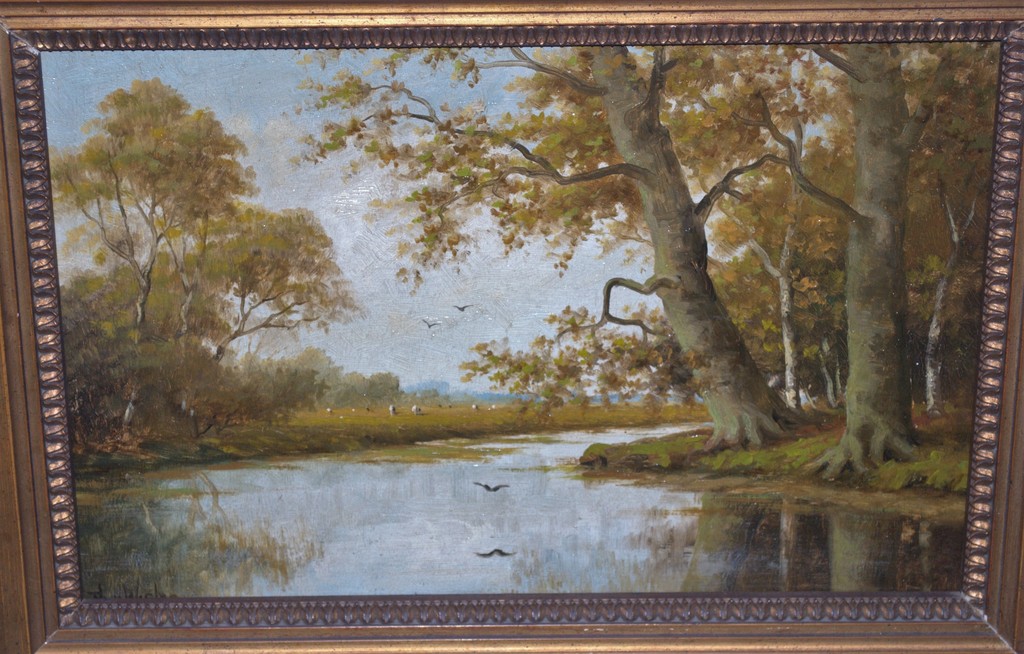 waterlandschap - olieverfschilderij kopen? Bied vanaf 65!