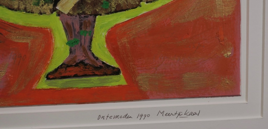 Meertje Kaal: Gemengde techniek en Collage, Ontevreden - Ingelijst kopen? Bied vanaf 1!