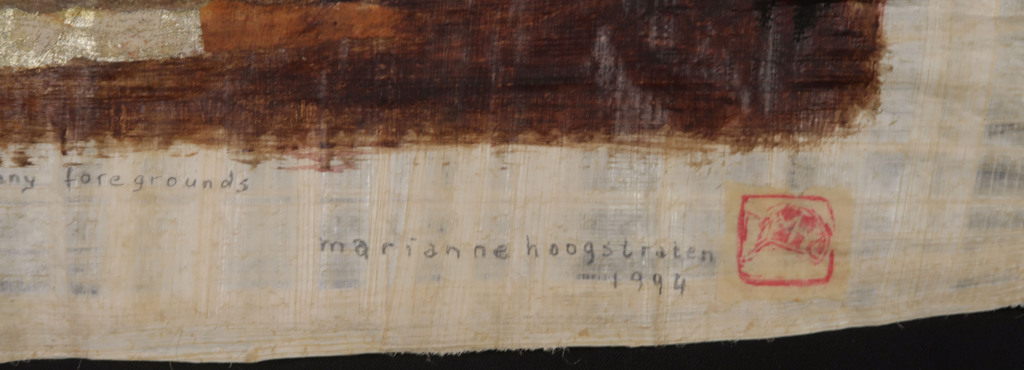 Marianne Hoogstraten: Gemengde techniek, We must move back, there are too ... kopen? Bied vanaf 1!
