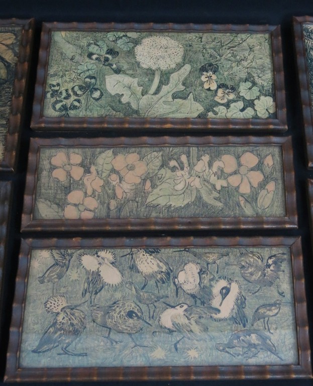 Theo van Hoytema: 9 litho's, Dieren, Planten en Vogels -Ingelijst  kopen? Bied vanaf 1!