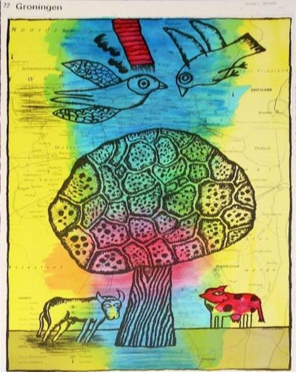 Corneille (Cobra) Litho origineel  verkocht voor € 100!