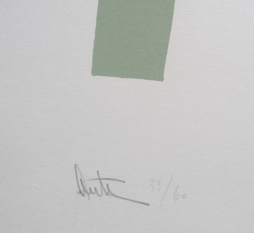 Arty Grimm en Cees Nooteboom - Tekens tegen het wit, zeefdruk kopen? Bied vanaf 30!