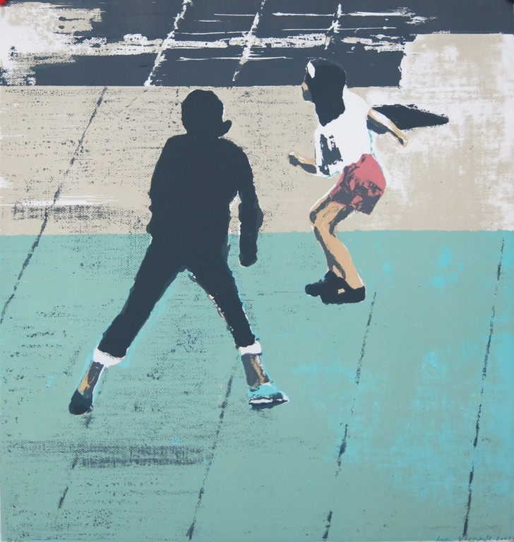 Koen Vermeule: Litho, Zonder titel verkocht voor € 100!