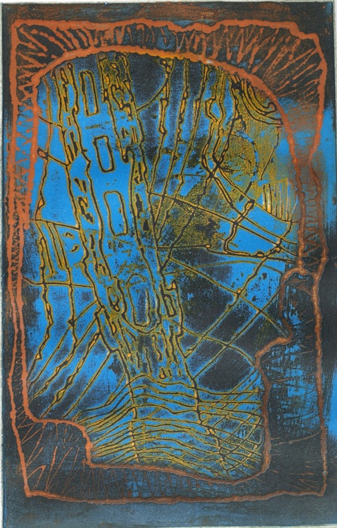 Gertie Mesker : Ets en aquatint – Herfst III – 1979 – oplage 50 ex. kopen? Bied vanaf 1!