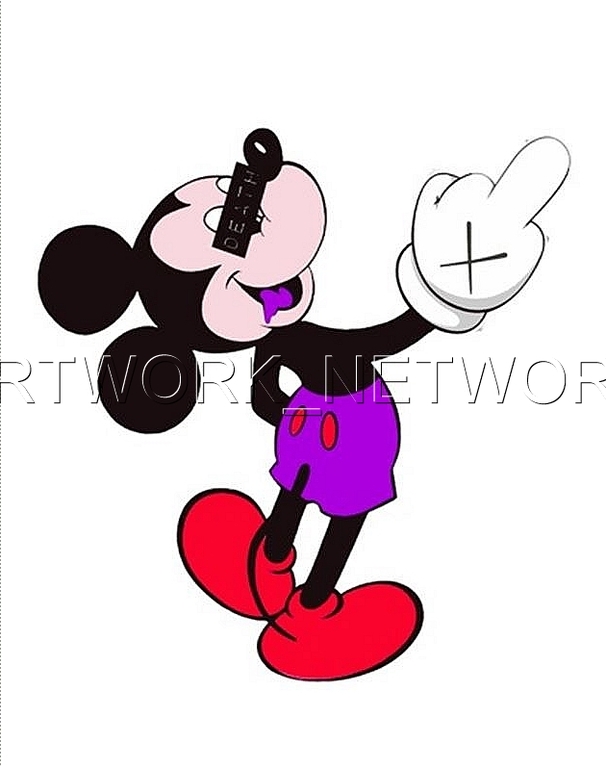 Large Print Painting "Finger P" Signed Numbered A/P or 1 to 100 with COA kopen? Bied vanaf 1!