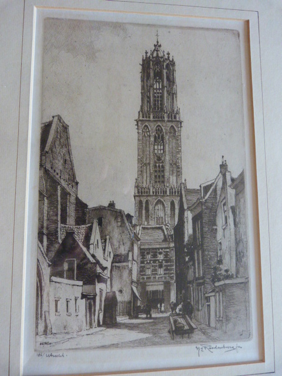 Buurkerkhof, Utrecht,  --- ets uit het jaar 1932. kopen? Bied vanaf 35!