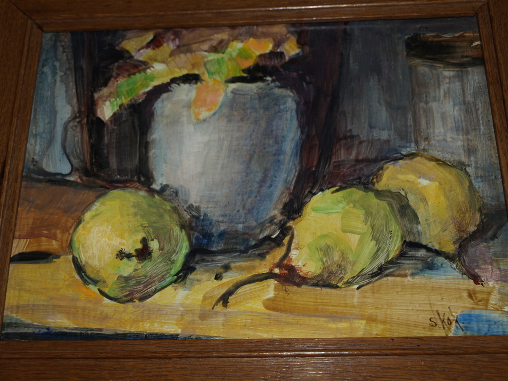 Simon Kok – Acryl op hout – Gesigneerd – ca 1970 - Ingelijst  kopen? Bied vanaf 1!