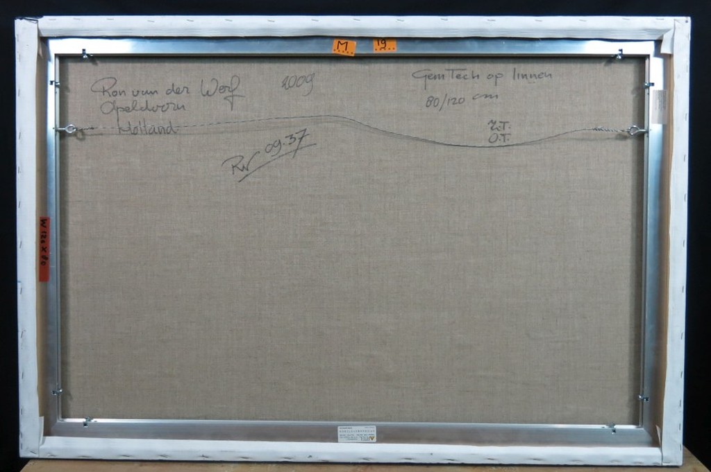 Ron van der Werf: Acryl op doek, RW 09.37  kopen? Bied vanaf 1000!