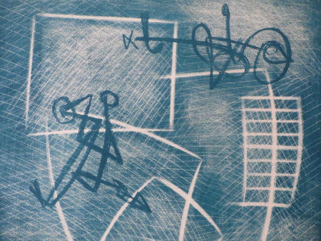 Koos van Vlijmen, Vrije abstracte compositie, Kleurenlitho kopen? Bied vanaf 35!