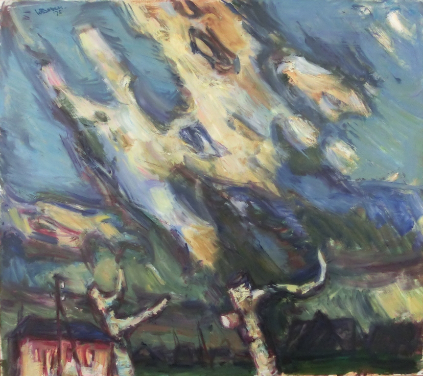 WILLEM ERNST VAN BOVEN, GEKNOTTE BOMEN, 1975 verkocht voor € 350!