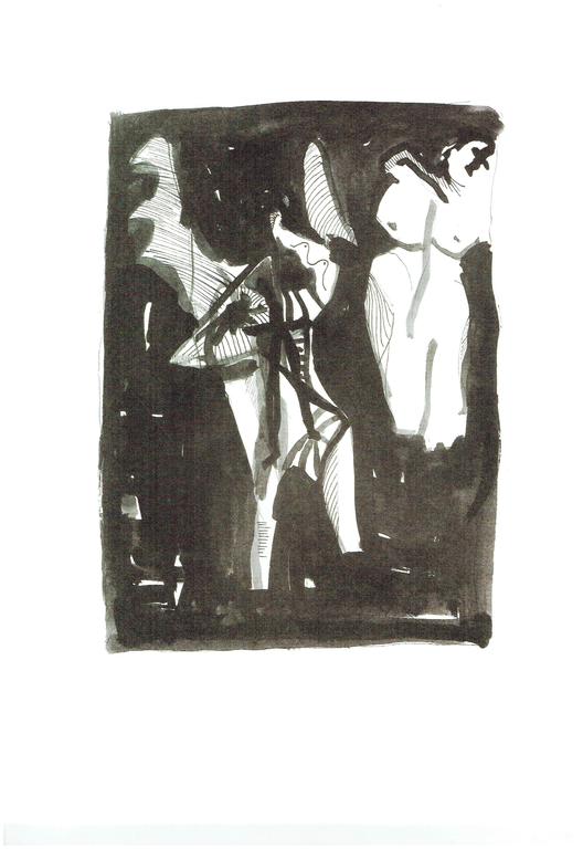 Onbekende Kunstenaar-Inkt op Papier-4 mappen met Der Glücklose Engel kopen? Bied vanaf 1!