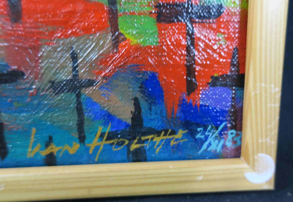 Jan van Holthe: Olieverf op doek, Croix - Ingelijst kopen? Bied vanaf 100!