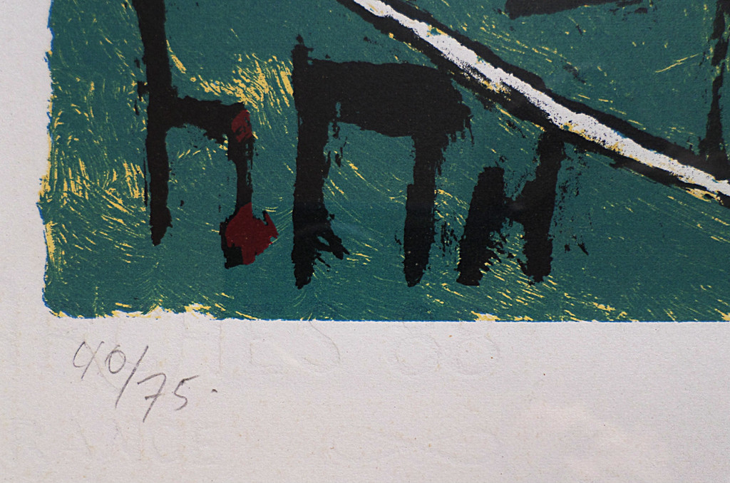 Rik van Iersel - Gesigneerde zeefdruk (mooi ingelijst, groot) kopen? Bied vanaf 85!