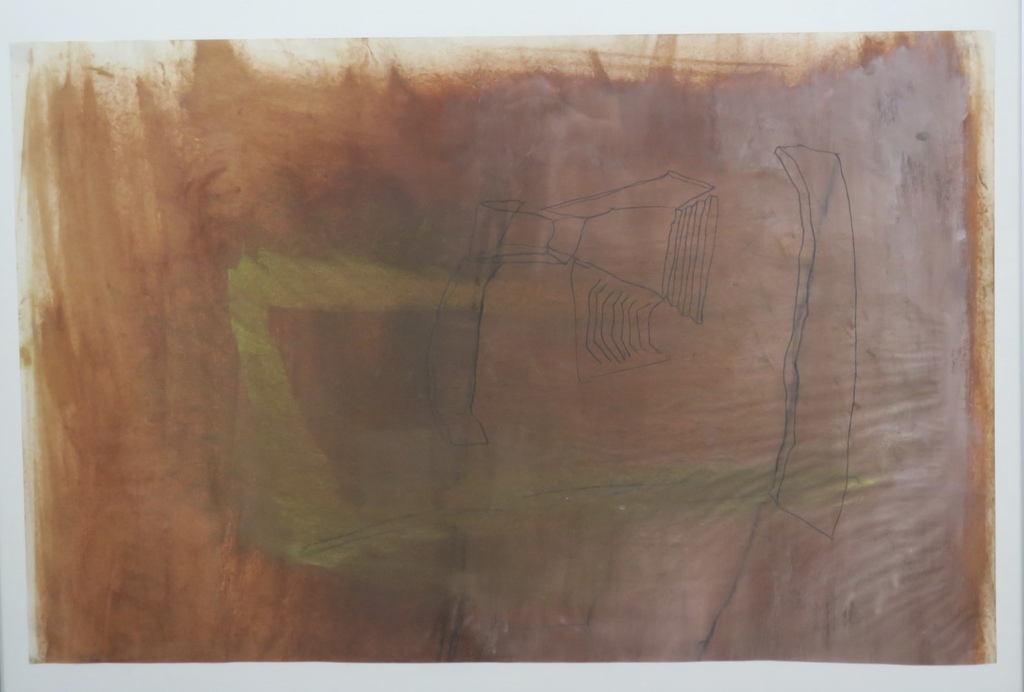 Mariette Linders: Gemengde techniek, Zonder titel -Ingelijst kopen? Bied vanaf 1!