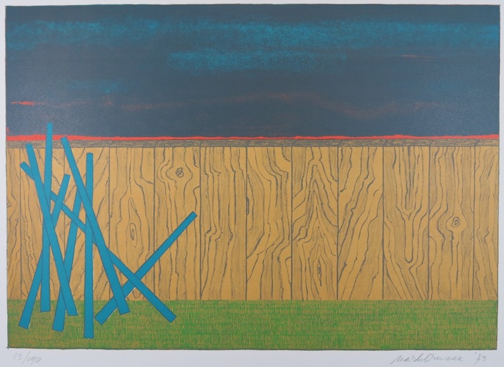 Mark Brusse: Kleurenlitho, Mikado verkocht voor € 35!