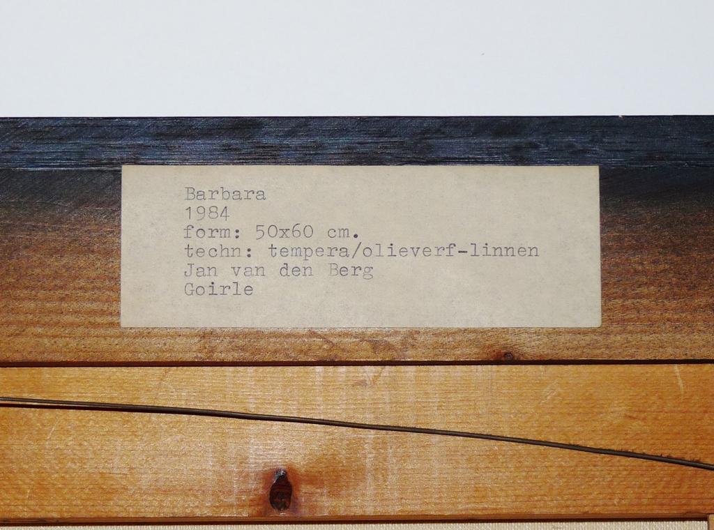 Jan van den Berg: Olieverf op doek, Pop in het water kopen? Bied vanaf 375!