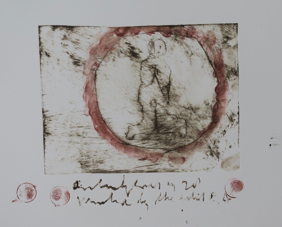 Anton Heyboer: Ets, Onschuld verkocht voor € 135!