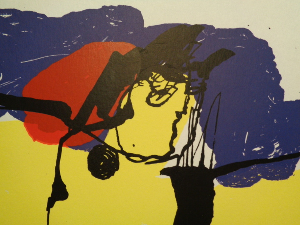 HERMAN BROOD, Gelimiteerde en HANDGESIGNEERDE Zeefdruk Brasil God kopen? Bied vanaf 89!