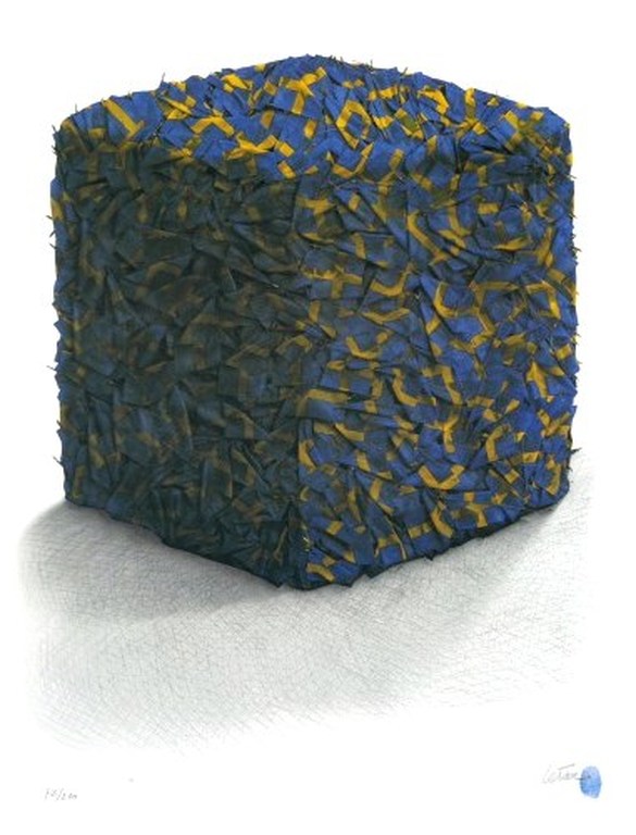 Cesar: Zeefdruk, Portrait de compression de drapeaux Suedois kopen? Bied vanaf 120!