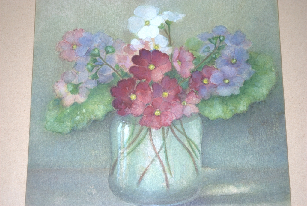 Aquarel en tekening, beiden gesigneerd en ingelijst kopen? Bied vanaf 45!