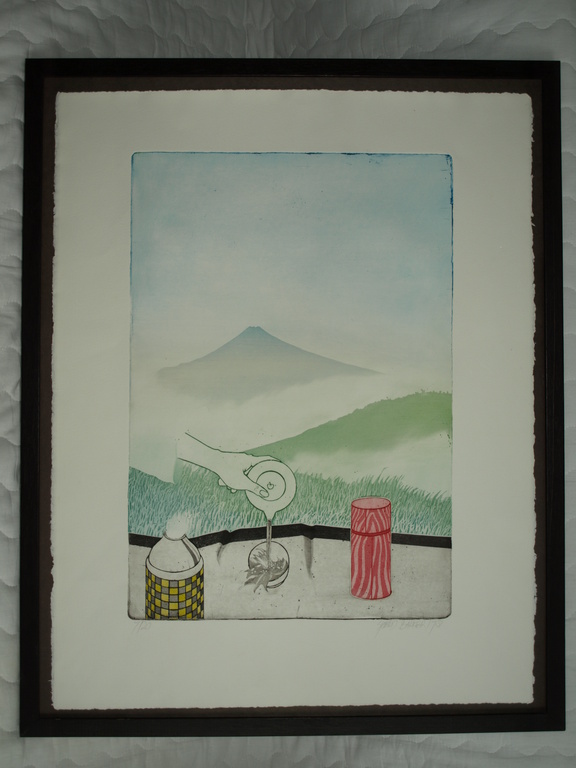 Sjoerd Bakker – Kleurenets – Gesigneerd – 1978 – Ingelijst – Oplage 20 verkocht voor € 40!