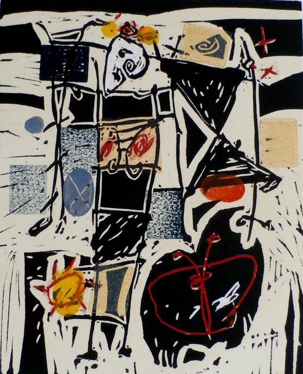 Kees Salentijn - litho: compositie 2 kopen? Bied vanaf 1!