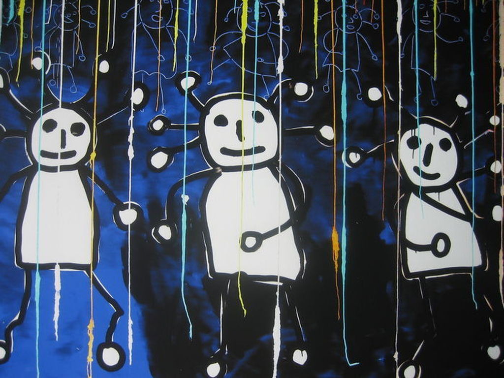 Paul Kostabi - Rainy day SPRKL - Giclee - Handgesigneerd - Oplage: 75 - 2013 kopen? Bied vanaf 35!