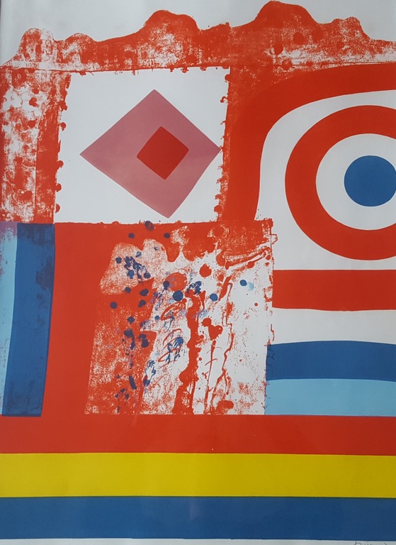 Jef Diederen (1920-2009) - Unieke litho uit 1969, handgesigneerd 14/60 verkocht voor € 59!