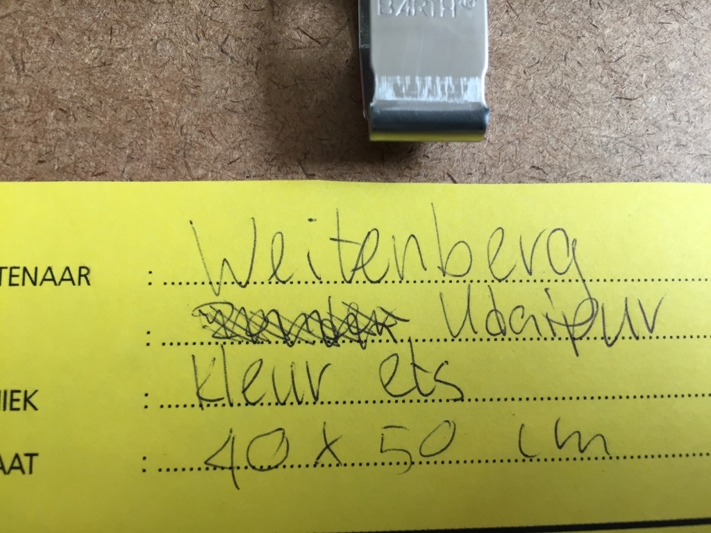 Weitenberg kleur Ets/zeefdruk 1988 kopen? Bied vanaf 1!