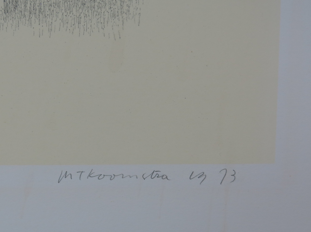Metten Koornstra: Litho, Zonder titel kopen? Bied vanaf 1!