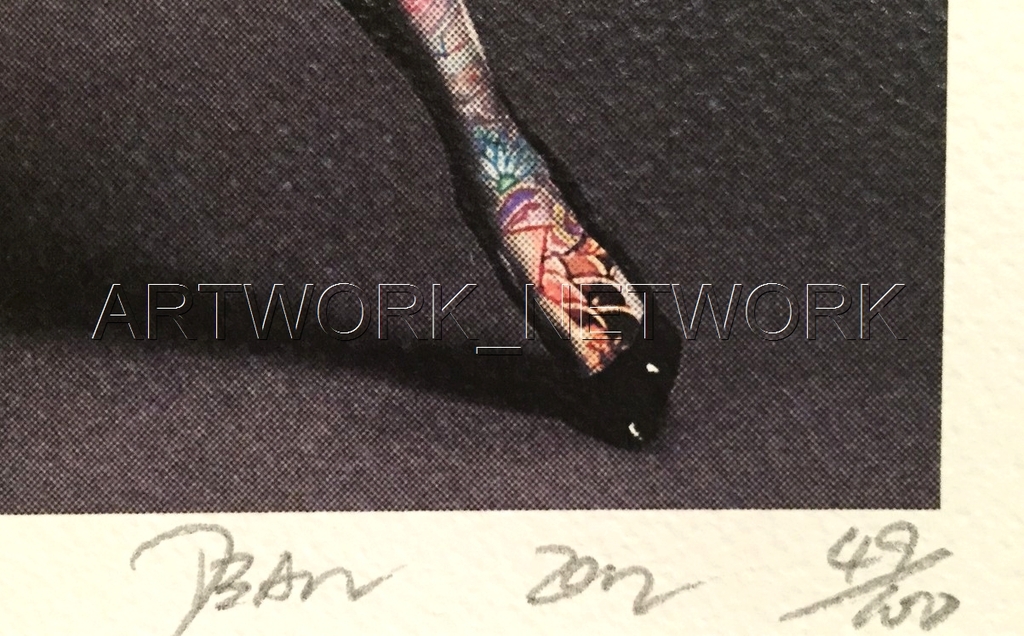 DEATH NYC "Kate Moss Tatoo" n° 49/100 - Signed with COA (Edition Prints 100)     kopen? Bied vanaf 1!