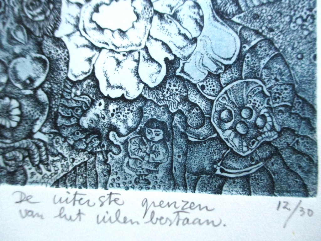 LAATSTE KEER: Ab van Steenvoorden, ets 1976  kopen? Bied vanaf 35!