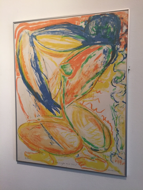 Paul de Lussanet, Lithografie, gesigneerd, ingelijst achter glas kopen? Bied vanaf 110!