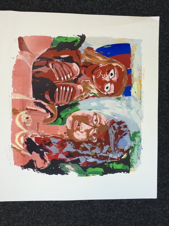 John Lie A Fo   1 originele zeefdruk / Litho gesigneerd 1988 kopen? Bied vanaf 1!