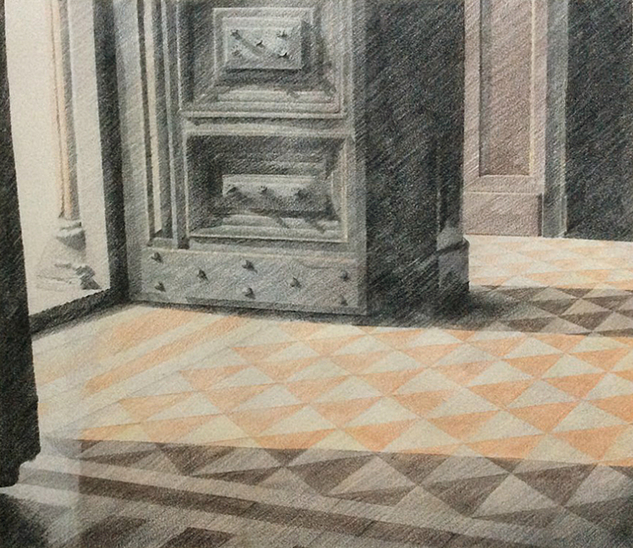 Max Kreijn - Interieur - aquarel/potlood kopen? Bied vanaf 150!