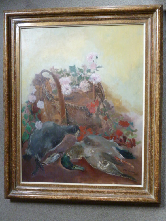 Germ de Jong - olieverf - De versierde wijtasch kopen? Bied vanaf 450!