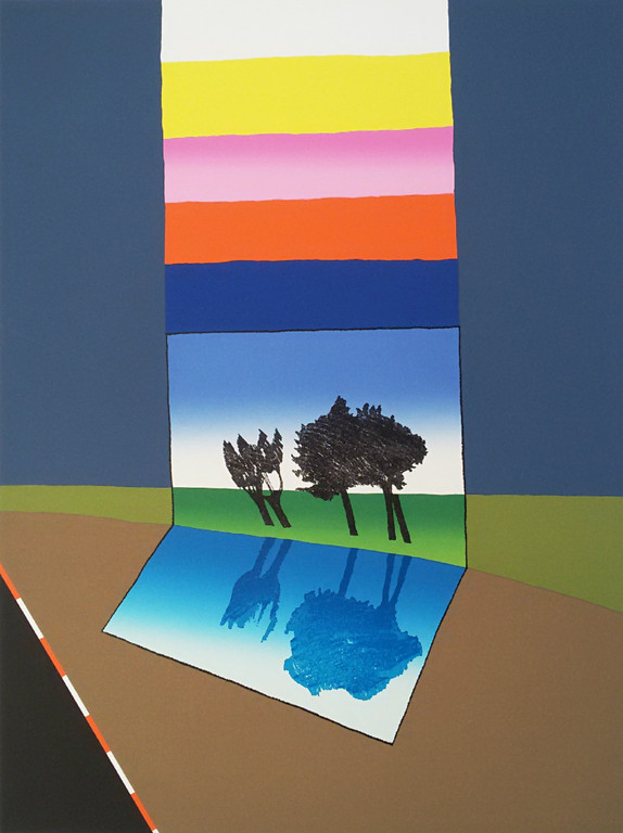 Harrie Gerritz - Reflekties, zeefdruk verkocht voor € 110!