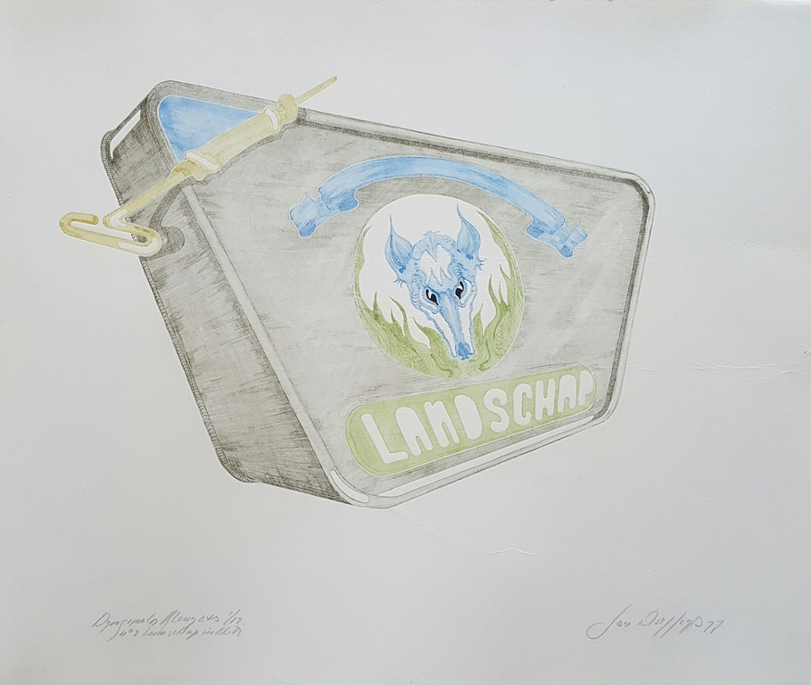 Onbekende kunstenaar, kleurenets, Landschap kopen? Bied vanaf 1!