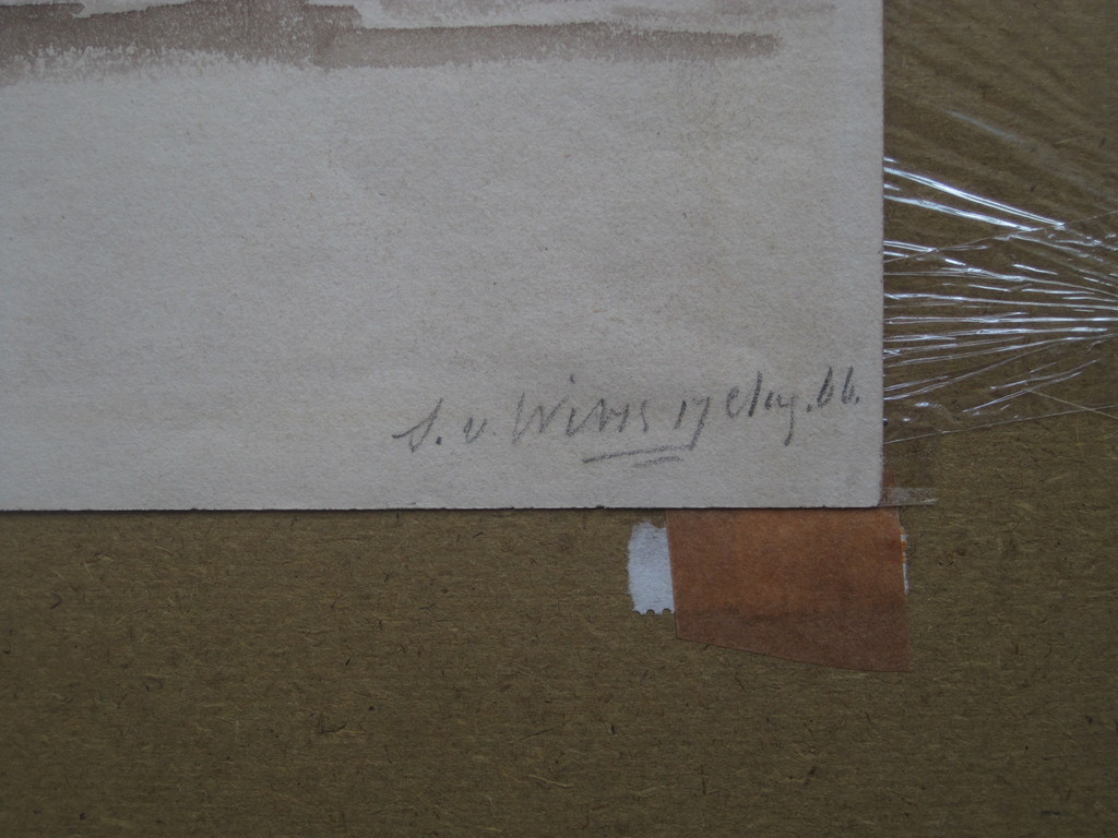 Salomon V Witsen 1833-1911 sepiatekening liggende vrouw omstreeks 1870 kopen? Bied vanaf 1!