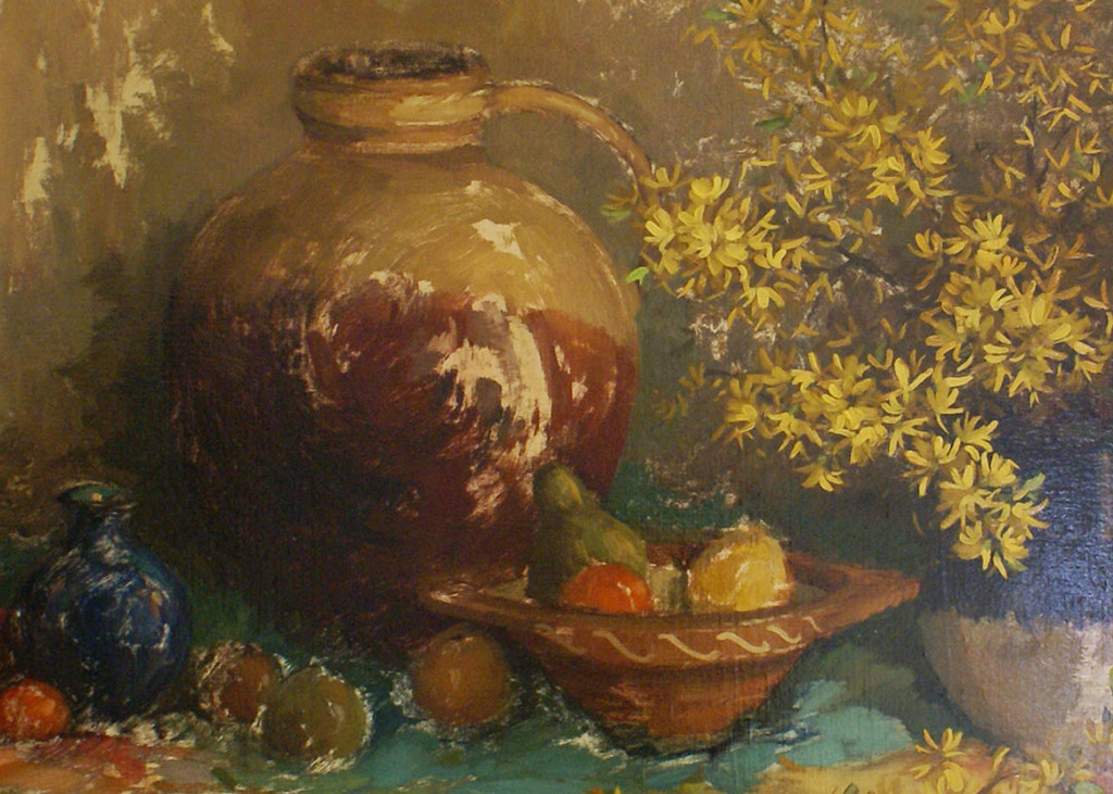 Groot olieverfschilderij op doek in barok lijst, Harrie Zeegers  kopen? Bied vanaf 120!