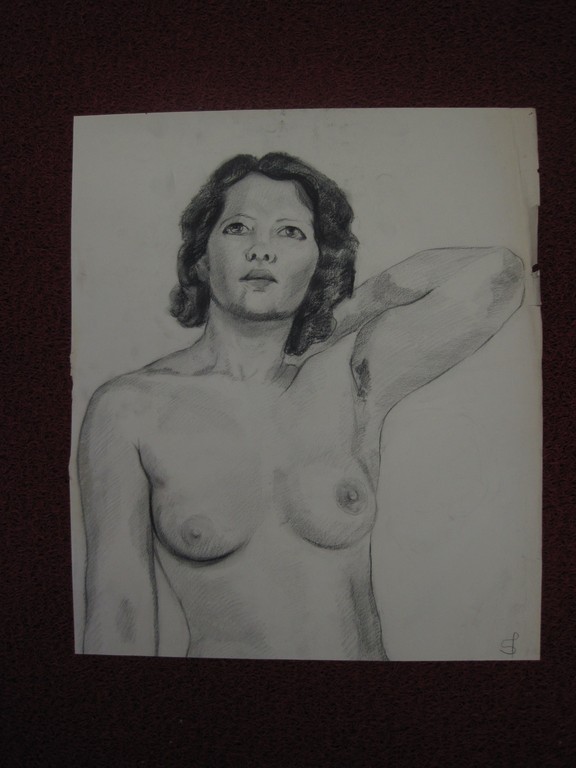 Frits Schiller 1886-1971 - "staand vrouwelijk naakt" pastel 1930 gesigneerd kopen? Bied vanaf 1!