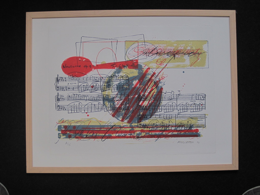 S.Middleton (1928-) litho "Chopin Nocturne opus 8" 18/75 - 1972  kopen? Bied vanaf 1!