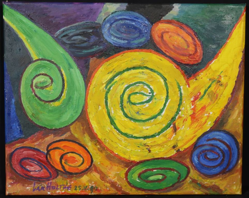 Jan van Holthe: Olieverf op doek, Orage kopen? Bied vanaf 1!