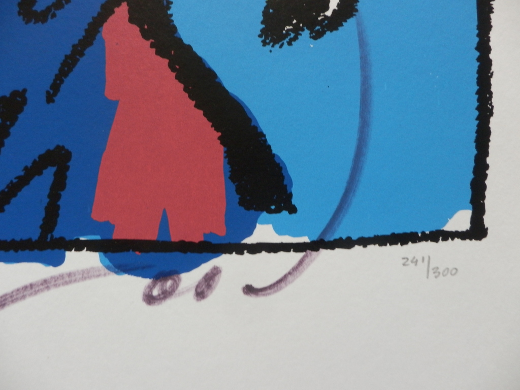 HERMAN BROOD, Gelimiteerde en HANDGESIGNEERDE Zeefdruk  NEE NIET NU kopen? Bied vanaf 195!