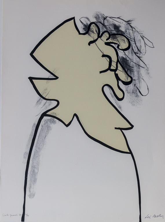 Lei Molin grote zeefdruk ‘Cantos General’ - 1989 - oplage 60 ex. verkocht voor € 95!